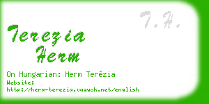 terezia herm business card
